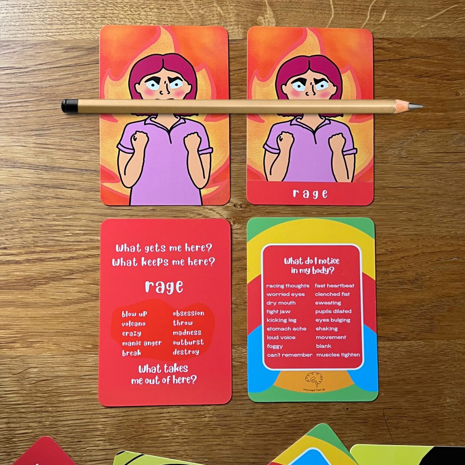 Emotional Discussion & Conversation Therapy Card Deck For Teenagers