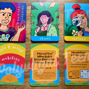 Emotional Discussion & Conversation Therapy Card Deck For Teenagers ...